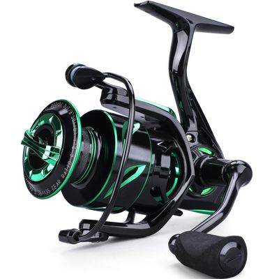 Sougayilang Fishing reels Light Weight Saltwater Spinning Reel - 39.5 LB Carbon Fiber Drag,12+1 BB Ultra Smooth All Aluminum Inshore Reel for Saltwater or Freshwater-4000