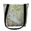 Betsy Drake TY967M 16 x 16 in. Lake Winnipesaukee New Hampshire Nautical Map Tote Bag - Medium