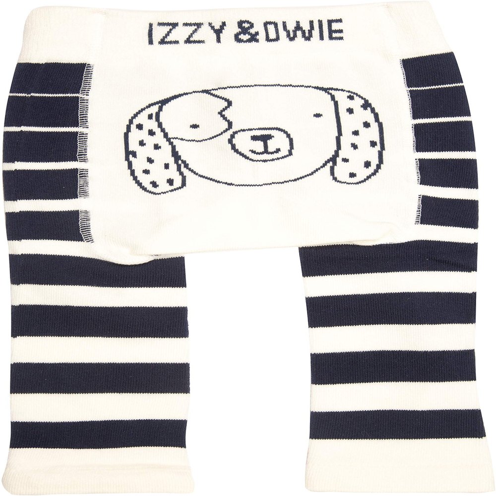 Pavilion Gift Company Dog-Blue 12-24 Month Soft & Stretchy Baby Striped Leggings, 12-24 Months