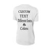 Customized Ladies V Neck Tee, Polyester Workout Design Your Own Sports Shirt White view 2