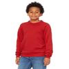 BELLA + CANVAS Youth Sponge Fleece Sweatshirt M Red view 1