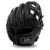 Franklin Sports Baseball Fielding Glove - Men's Adult and Youth Baseball Glove - CTZ5000 Black Cowhide Outfield Glove - 12.5" H-Web for Outfielders view 1