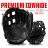 Franklin Sports Baseball Fielding Glove - Men's Adult and Youth Baseball Glove - CTZ5000 Black Cowhide Outfield Glove - 12.5" H-Web for Outfielders view 2