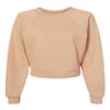 BELLA + CANVAS Fast Fashion Women's Raglan Pullover Fleece L Heather Sand Dune view 1