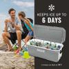 Coleman Classic Series Insulated Portable Cooler, Leak-Resistant Outdoor Hard Cooler Keeps Ice up to 5 Days, 52/70/120/150 Quart view 2