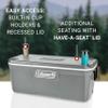 Coleman Classic Series Insulated Portable Cooler, Leak-Resistant Outdoor Hard Cooler Keeps Ice up to 5 Days, 52/70/120/150 Quart view 3