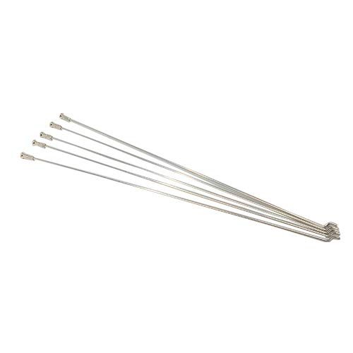#13 Through Spoke 11.6 inches (293 mm), 5 Pieces, ST Stainless Steel with Nipple