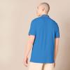 Amazon Essentials Men's Slim-Fit Cotton Pique Polo Shirt, Blue Thin Stripe, X-Small view 2