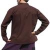 Svenine Medieval Serf Groundsman Mens Renaissance Shirt Upright Collar Cotton, Medium, Style#D - Thin Aum Cotton - Dark Brown view 2