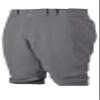 Mizuno Boys Youth Premier Short Baseball Pants, Dark Charcoal, 3X-Large US view 1