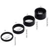 12 PCS Bicycle Headset Spacer Bike Handlebar Stem Spacers Threadless Aluminum Alloy Headset Stem Spacer Set Fit 1 1/8-Inch Stem For MTB BMX Mountain Road Bikes Cycling 2MM 3MM 5MM 10MM(Black) view 2
