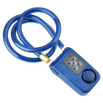 Diohce Smart Alarm Lock, Anti-Theft Lock, Y787 Smart Alarm Lock Anti-Theft Chain Lock for for Bike, Motorcycle Gate APP Control (Blue)