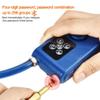 Diohce Smart Alarm Lock, Anti-Theft Lock, Y787 Smart Alarm Lock Anti-Theft Chain Lock for for Bike, Motorcycle Gate APP Control (Blue) view 3