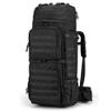 Mardingtop 75L Molle Hiking Internal Frame Backpacks with Rain Cover for Camping,Backpacking,Travelling(Black) view 1