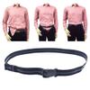 Healifty Adjustable Anti-Slip Shirt Stay Belt for Men - Non-Wrinkle Shirt Tail Keeper Strap for Formal Wear and Professional Attire Lightweight 43.3 Inch Durable Elastic Band view 2