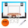 Franklin Sports Over The Door Mini Basketball Hoop - Pro Hoops Indoor Kids Basket with Mini Basketball - Slam Dunk Approved Shatter Resistant Backboard - Bedroom + Office Game - Black + Blue view 1