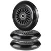 AOWISH Easy Roller Replacement Wheels w/Bearings ABEC-9 Compatible with Go Kart Scooters and Classic Drifter Junior Ride on Toy for Kids and Adults (Set of 3, Black)
