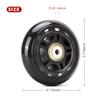 TOBWOLF 8 Pack 76mm 84A Inline Skate Wheels with ABEC-7 Bearings, Roller Skate Replacement Wheels for Girls & Boys Roller Blade Skating - Black view 3