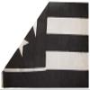 American Wholesale Superstore 3x5 Black and White Puerto Rico 100D Woven Poly Nylon Flag 5x3 Banner Grommets Heavy Duty (RUF) view 2