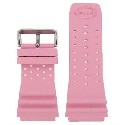 St. Moritz Momentum Women's 14mm Mini Natural Rubber Watch Band for St. Moritz Mini Dive Watch (Pink)