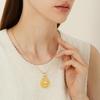 18K Gold Plated Constellation Zodiac Sign Coin Pendant Necklace for Men Women, Unisex Customize Engrave Name Jewlery Gift view 4