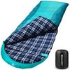 Bessport Sleeping Bag Winter | Flannel Lined 18 - 32 Extreme 3-4 Season Warm & Cool Weather Adult Sleeping Bags Large | Lightweight, Waterproof for Camping, Backpacking, Hiking view 1