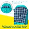 Bessport Sleeping Bag Winter | Flannel Lined 18 - 32 Extreme 3-4 Season Warm & Cool Weather Adult Sleeping Bags Large | Lightweight, Waterproof for Camping, Backpacking, Hiking view 3
