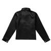 renvena Kids Boys Choir Jazz Dance Performance Glittery Sequined Long Sleeve Spread Collar Shirt Black 5-6 view 4