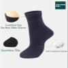 COTTON DAY Unisex Little Kids Youth Boys Girls Soft Cotton Crew Dress Socks Seamless Toe 6 Pack 6-8 years Plain Navy M (8) view 3