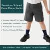 COTTON DAY Unisex Little Kids Youth Boys Girls Soft Cotton Crew Dress Socks Seamless Toe 6 Pack 6-8 years Plain Navy M (8) view 4
