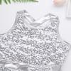 FEESHOW Kids Girls Sequined Tank Top Tutu Skirt Ballet Dance Leotard Modern Jazz Latin Dress Performance Costume Cross Back Silver 10 view 4