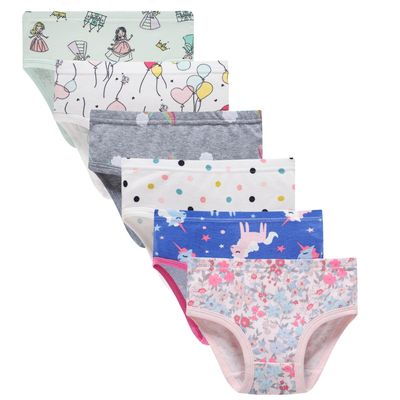 Sladatona Toddler Girls Underwear Kids Panties Soft Cotton Briefs 9-10y Multicolored