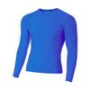 Youth XL Royal Long Sleeve Compression Crew view 1
