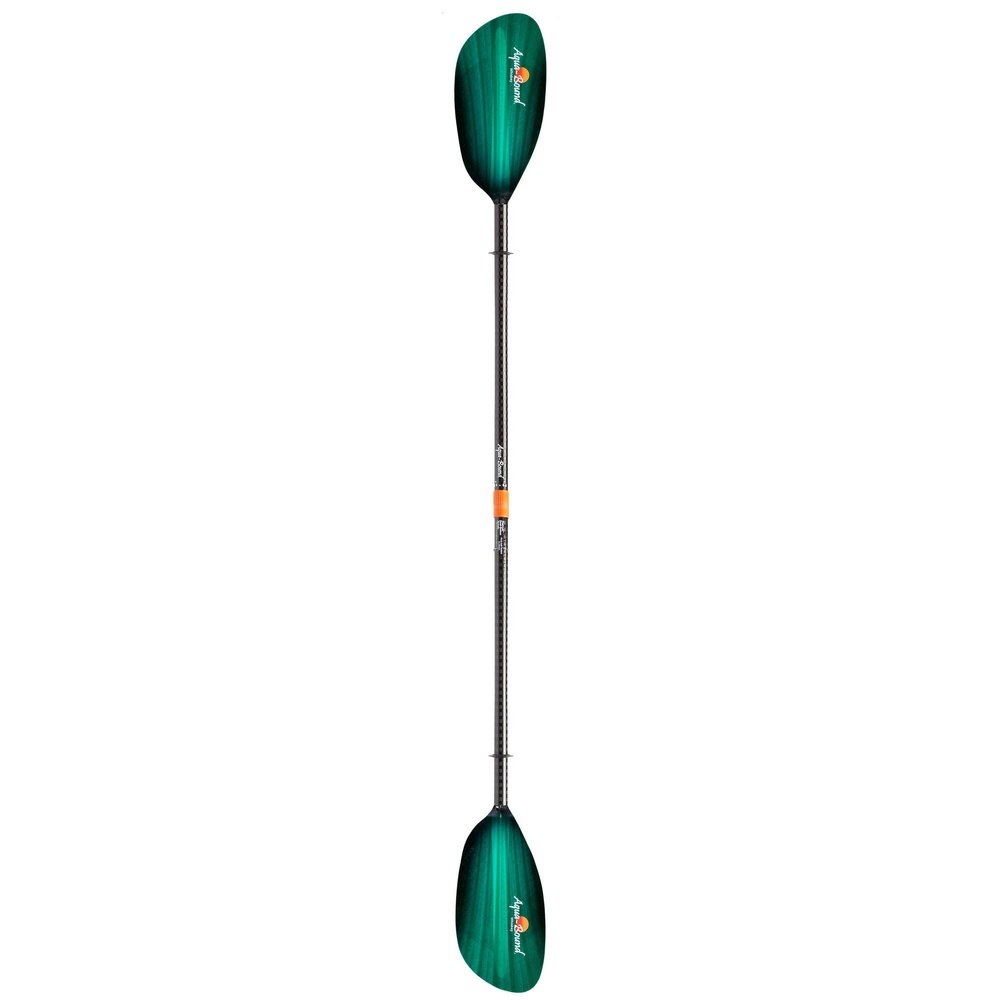 AQUA BOUND Whiskey Fiberglass Straight Shaft 2-Piece Kayak Paddle