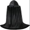 Dreamture Unisex Velvet Hooded Cloak Full Length Cloak Witch Costume for Halloween Party Cosplay view 2