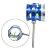 SHARROW Archery Compound Bow Sight Bow Sight Single Pin 4X/6X/8X Optical Fiber Aiming Point Target Sight Hunting Archery Accessories (Blue, 8X ID 28mm) view 1