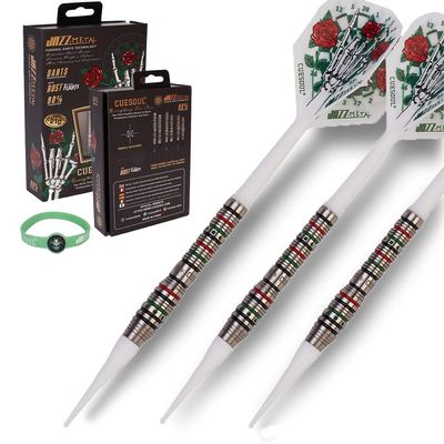 CUESOUL Jazz-Metal 19g Soft Tip Darts Font Loaded Shape