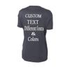 Customized Ladies V Neck Tee, Polyester Workout Design Your Own Sports Shirt Iron Grey view 2