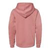 Bella + Canvas Youth Sponge Fleece Pullover Hooded Sweatshirt L MAUVE view 2