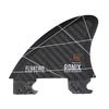Ronix Floating Fin-S 2.0 Tool-Less Fiberglass-Left, Charcoal, 2.5" view 2