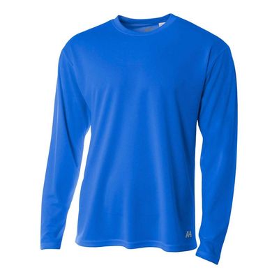 Adult Small Royal Birdseye Mesh Long Sleeve