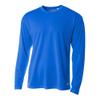 Adult Small Royal Birdseye Mesh Long Sleeve view 1