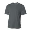 A4 Sportswear Adult 2XL Graphite Birdseye Mesh Tee view 1
