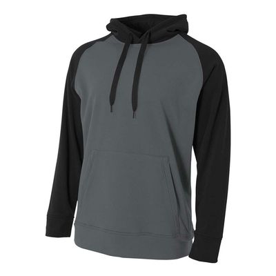 A4 Sportswear Adult 2XL Graphite/Black Tech Fleece Hoodie