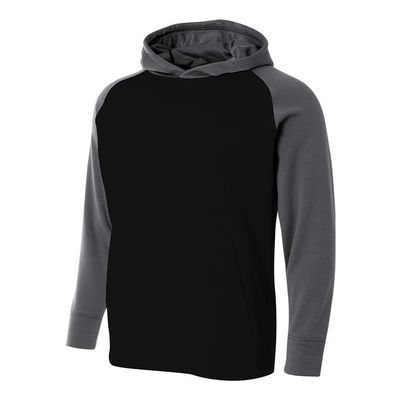 A4 Sportswear Youth XL Black/Graphite Tech Fleece Hoodie