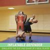 GoSports Inflataman Basketball Defender Training Aid - Weighted Defensive Dummy for Shooting, Dribbling and Driving Drills view 2