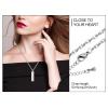 abooxiu Cremation Jewelry for Ashes Cube Ashes Necklace Urn Necklace for Ashes Minimalist Vertical Bar Stainless Steel Memorial Keepsake Ash Holder view 3