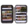 BASSDASH 76pcs Fly Fishing Flies Kit with Fly Box for Trout Fishing Include Nymphs, Dry Wet Flies, Streamers view 1