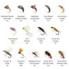 BASSDASH 76pcs Fly Fishing Flies Kit with Fly Box for Trout Fishing Include Nymphs, Dry Wet Flies, Streamers view 4