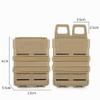 Outdoor FMA Fastmag Tactical 5.56 Vest Accessory Bag Medium Vest Accessory Box Double Quick Clip Box view 2